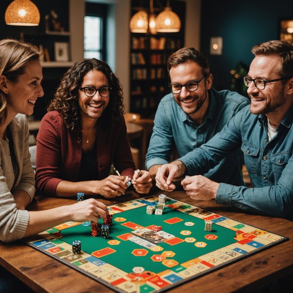 Comment organiser une soirée de jeux de société pour adultes, avec des conseils sur la sélection des jeux et l'animation ?